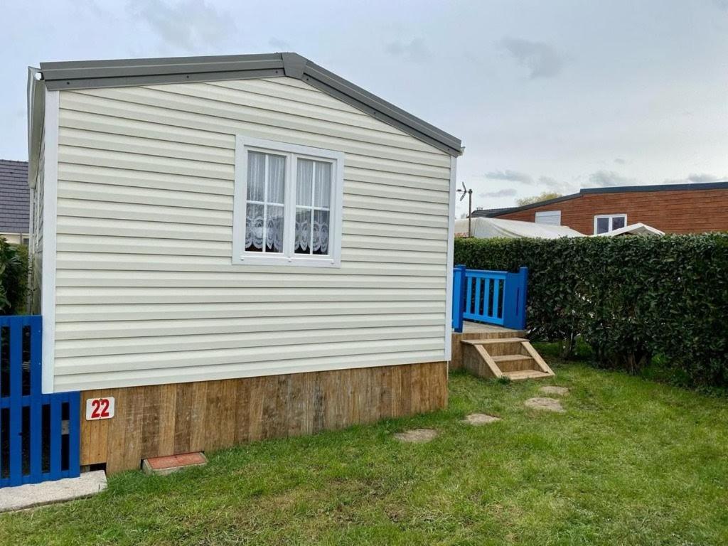 Mobilhome Emplacement 21 Biville-sur-Mer Ngoại thất bức ảnh